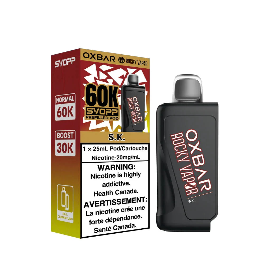 Oxbar Rocky Vapor SVOPP 60K Pod - S.K. 20mg