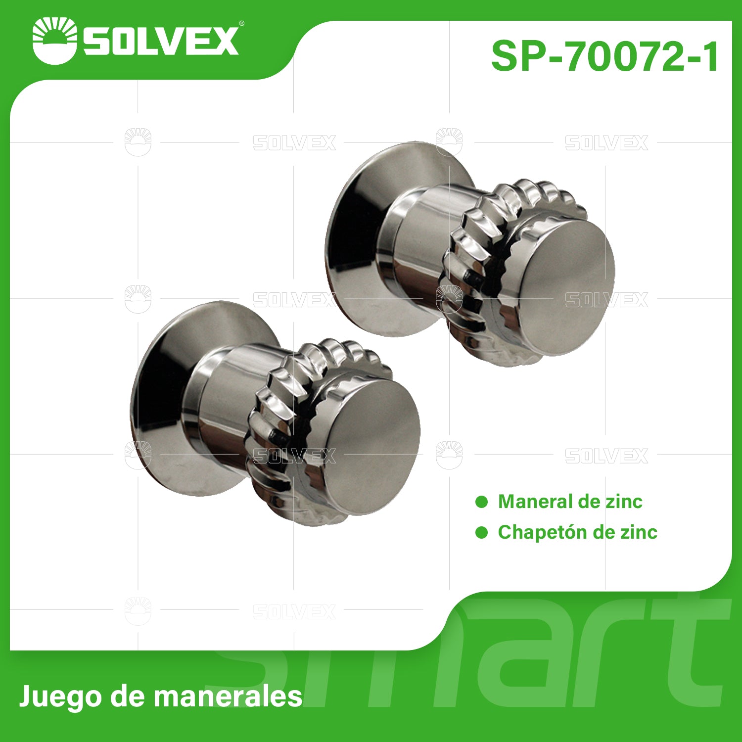 SP-70072-1-(Caja master 1 CTN=120 SKU)-(MOQ 2 SKU)-Juego de manerales
Maneral de zinc