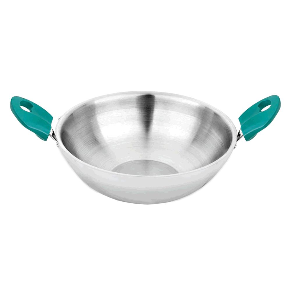 Smartle Triply Kadai Colour Handle 24 Cm 1 Pc