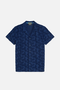 Men's Scotch & Soda Terry Jacquard S/S Shirt