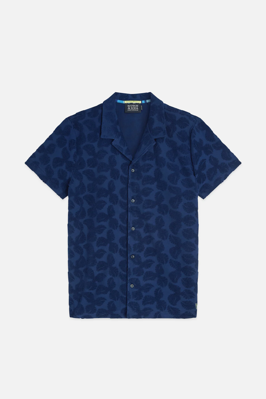 Men's Scotch & Soda Terry Jacquard S/S Shirt