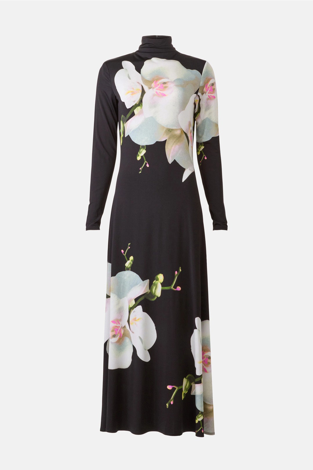 Ted Baker London Orcha Turtleneck Maxi Dress - Rich Black