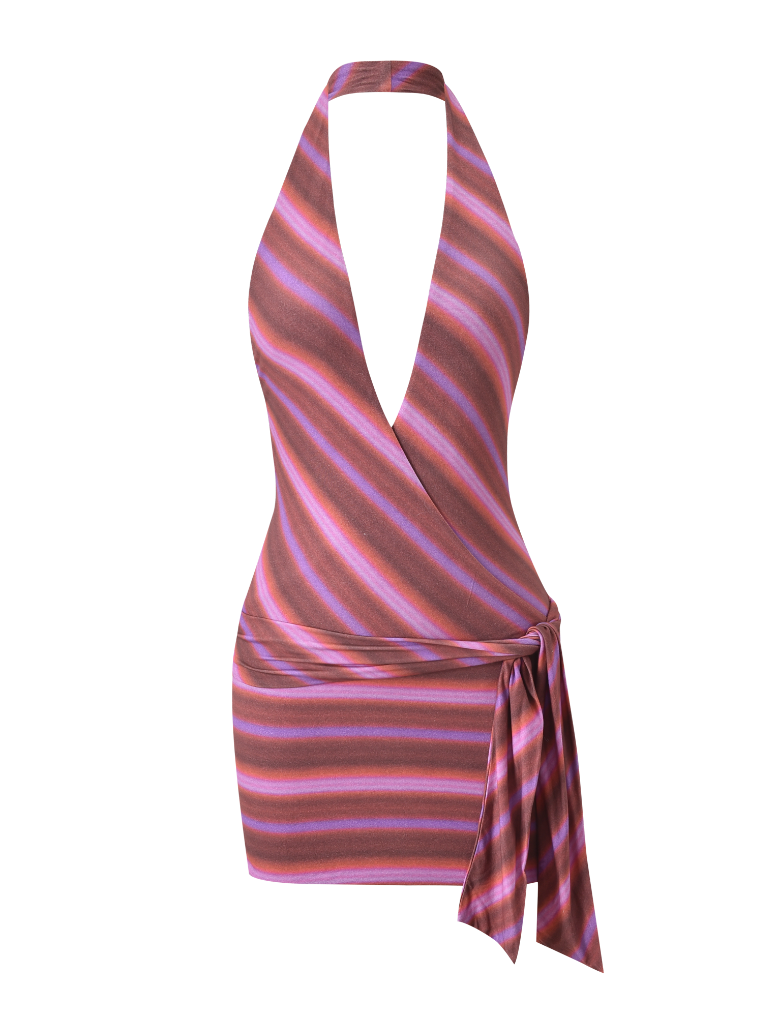 SORRENTO MINI DRESS - DUSK OMBRE STRIPE