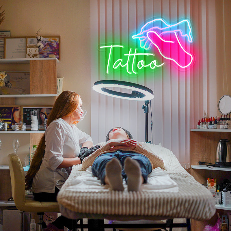 Personalised Tattoo Machine Neon Sign