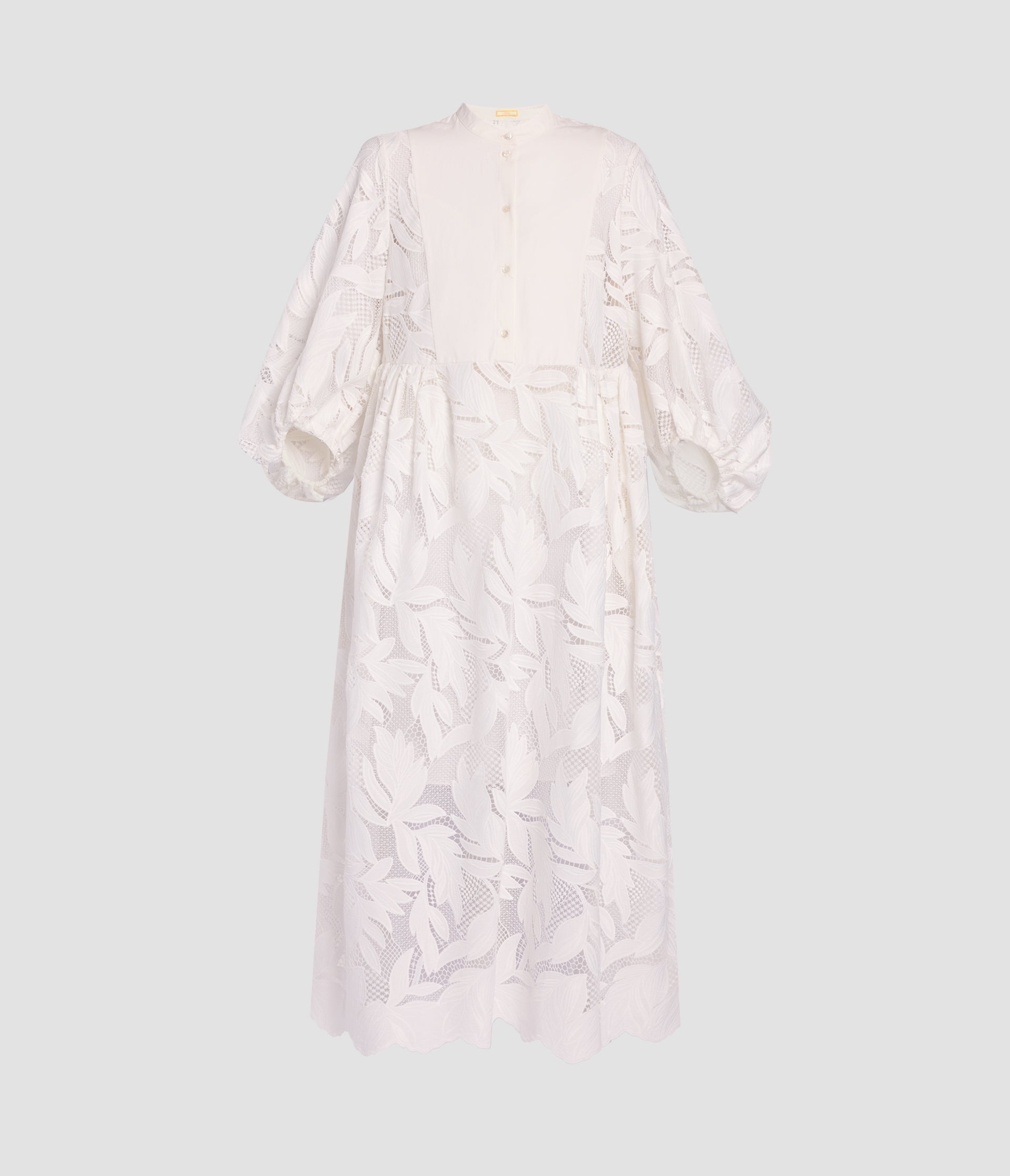 Floral Cutwork Midi Dress