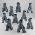 Voidguard Templar Corps crossed from space – Wargame Grimdark Sci-Fi(32 mm Scale)