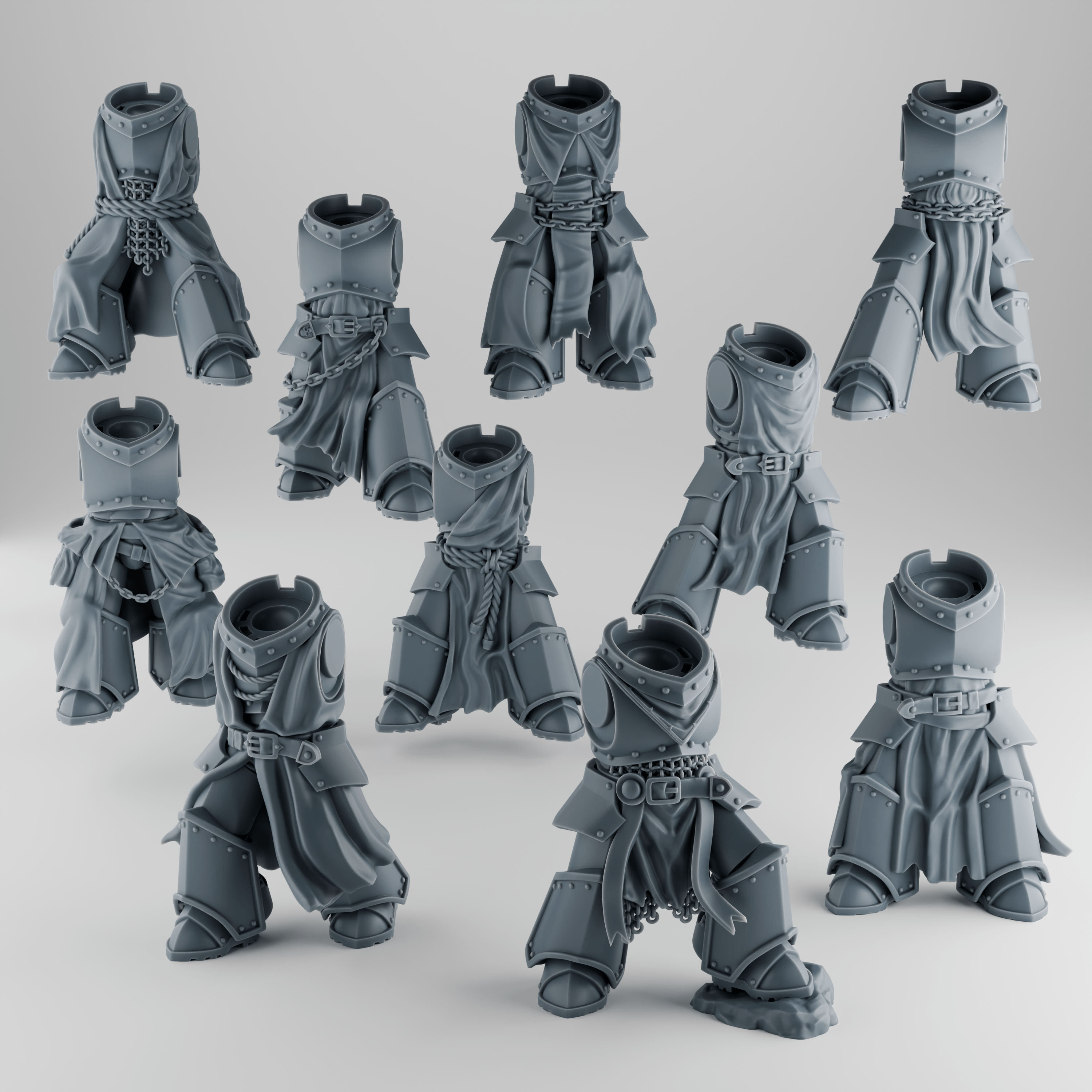 Voidguard Templar Corps crossed from space – Wargame Grimdark Sci-Fi(32 mm Scale)