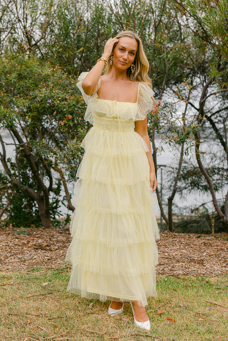 Butter Yellow Wedding Guest Dresses – Confête