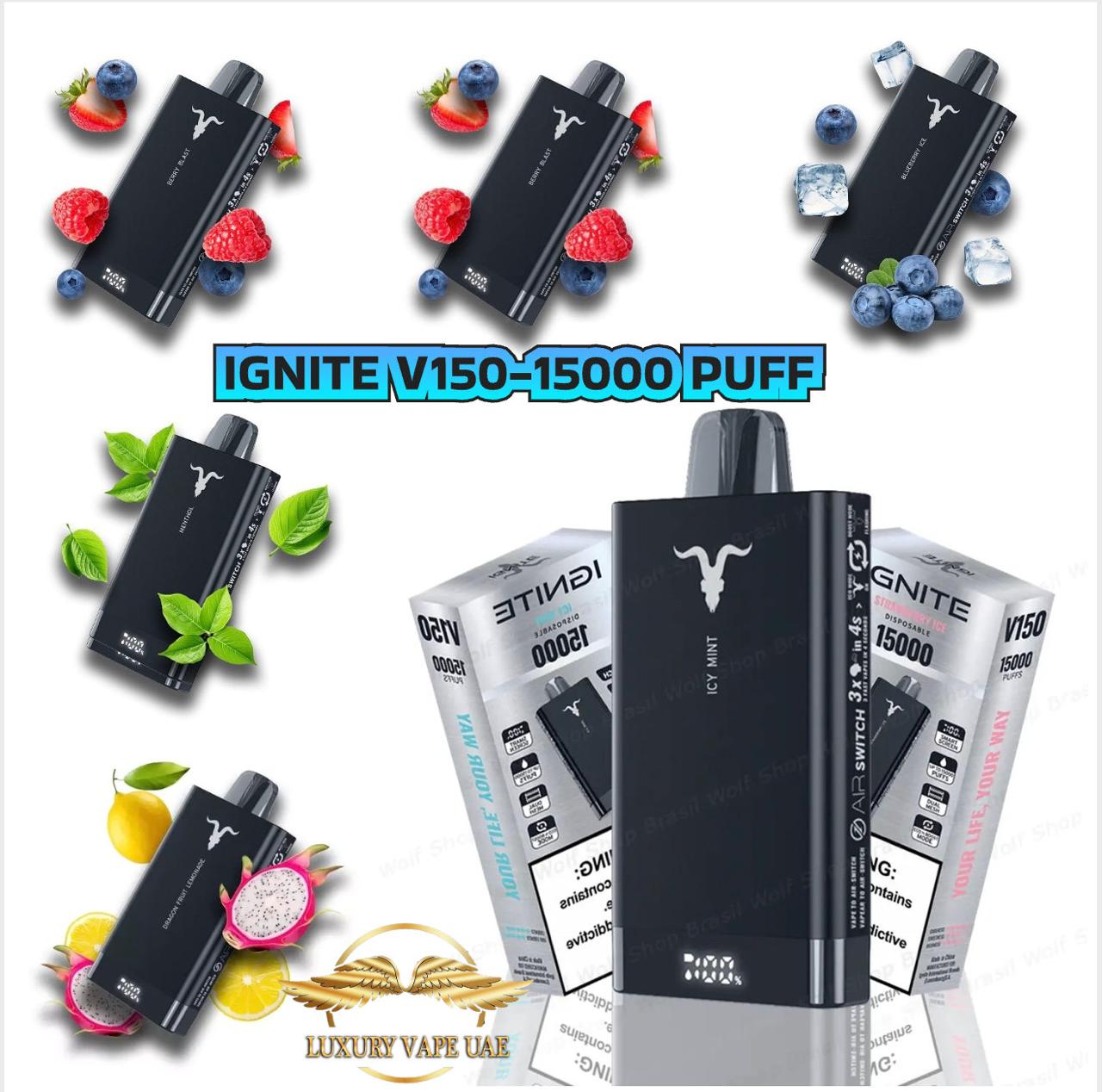 Ignite V150 Vape Device 15k Puffs Dubai