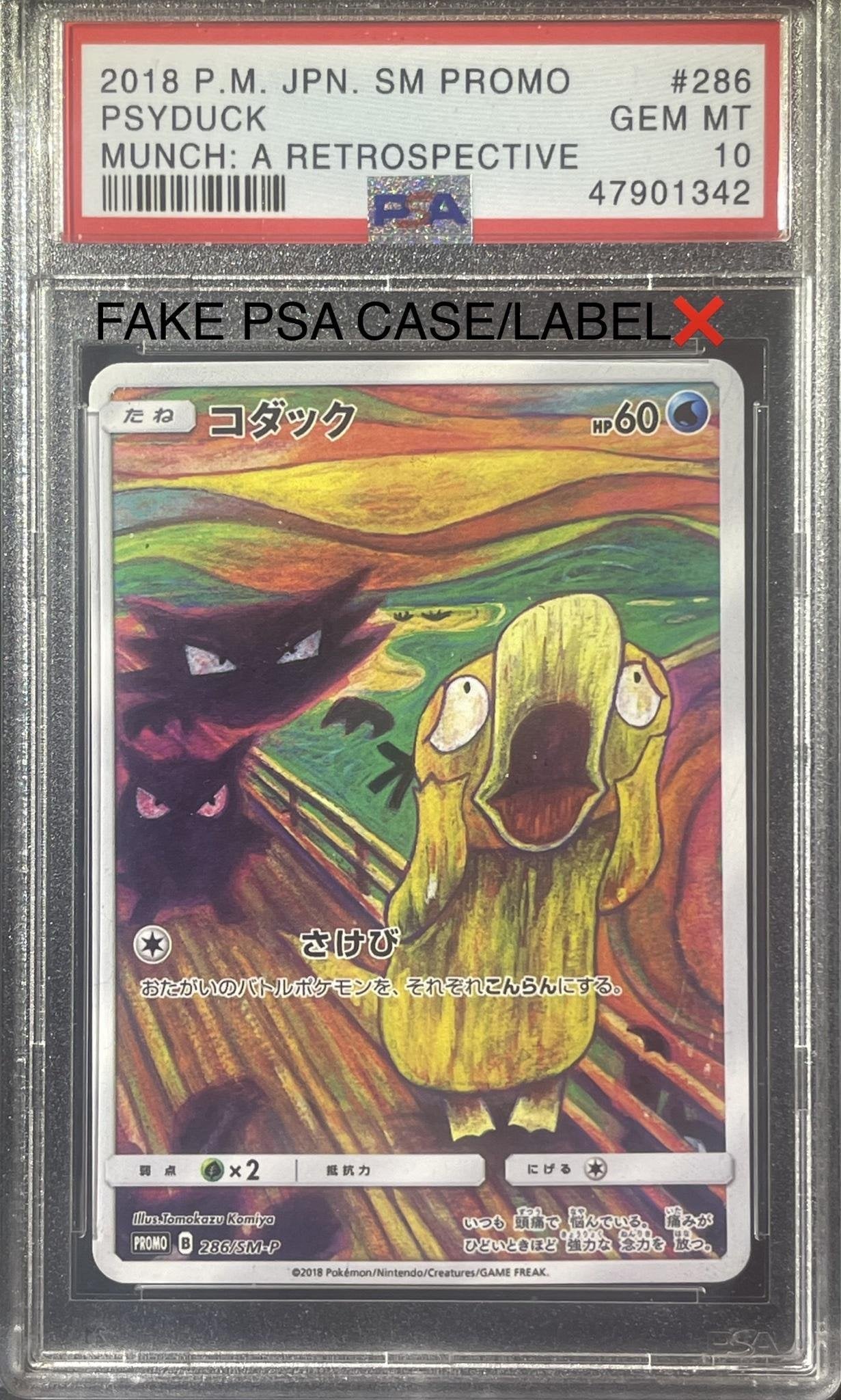A close up look at the fake PSA slabs that have been popping up and how to  spot them : r/IsMyPokemonCardFake