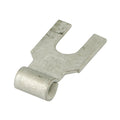 Brass Spade Flag Terminal, Solderless, Non-Insulated 22-18 GA. Wire, #6 Stud Brass, Heavy Bright Tin Plate by Spaenaur Inc.
