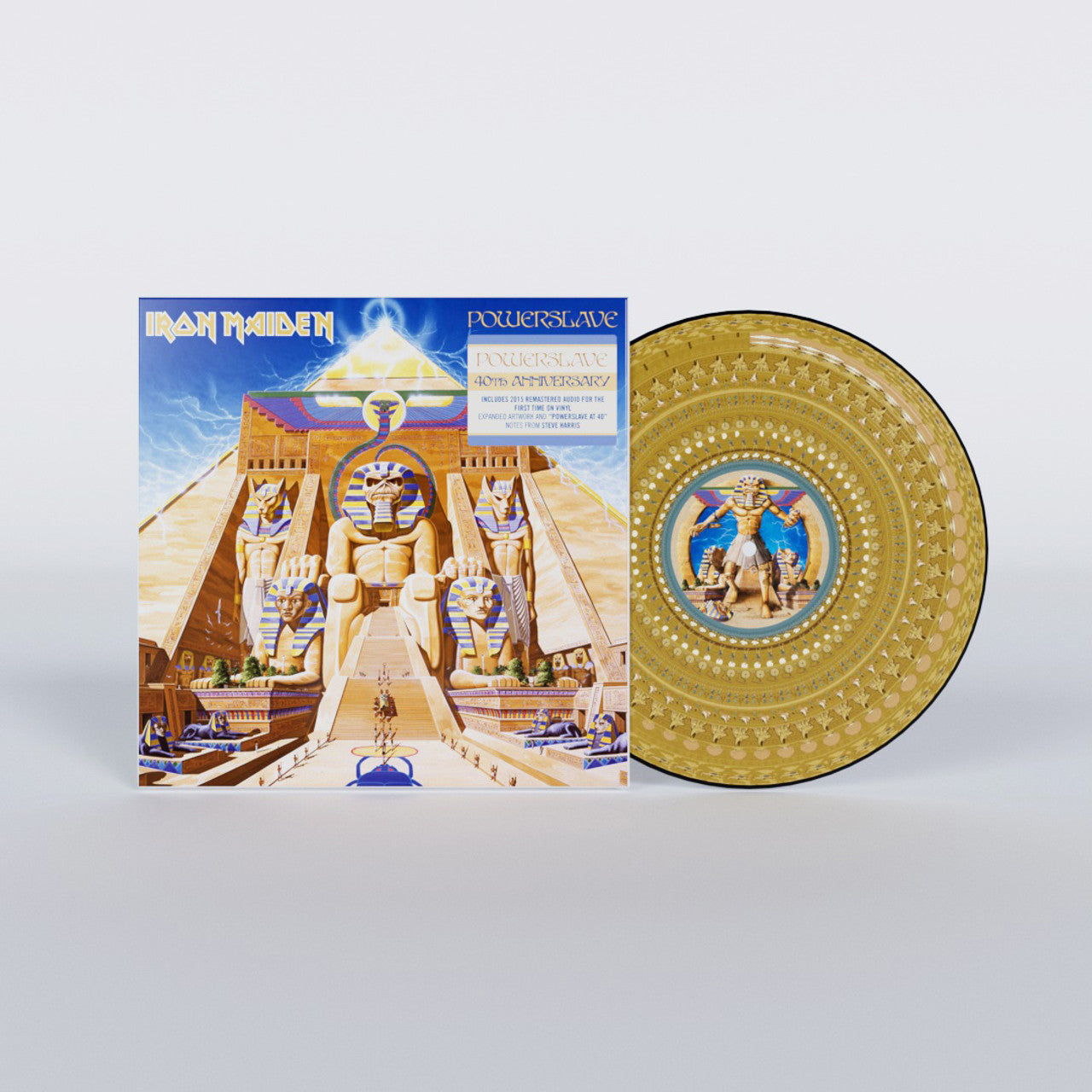 Iron Maiden Powerslave 40th Anniversary Limited Edition Zoetrope Picture Vinyl Lp
