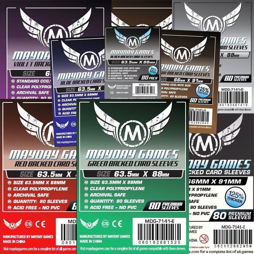 MTG/CCG Card Sleeves (63.5x88mm) - 80 Pack -  - Mayday Games - 10