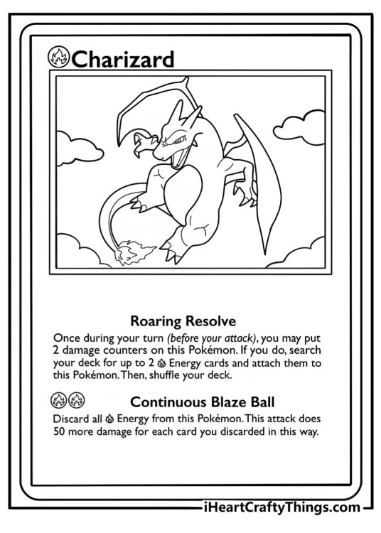 Pokemon Card Coloring Pages: 30+ Free Printable Sheets