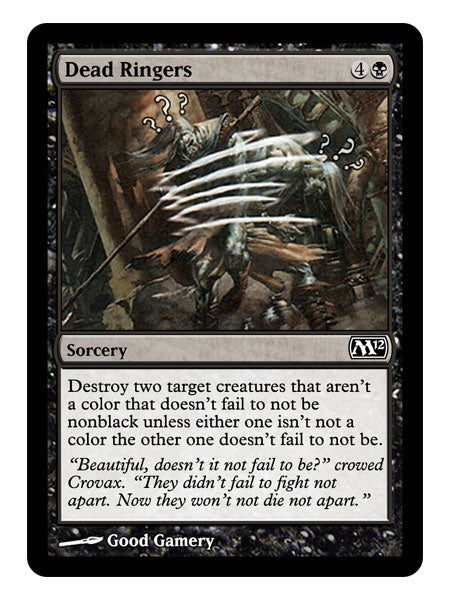 most confusing mtg cards What is the most overly complicated magic card and/or cards that make you tilt your head and say "...but why?" : r/magicTCG