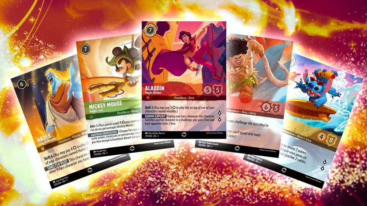 All 12 Enchanted Cards In Disney Lorcana: The First Chapter (& How Much They're Worth)