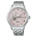 Seiko Presage Pink Dial Elegant Japanese Garden Open Heart Watch SSA465J
