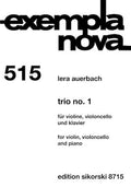 Trio No 1 Score Parts