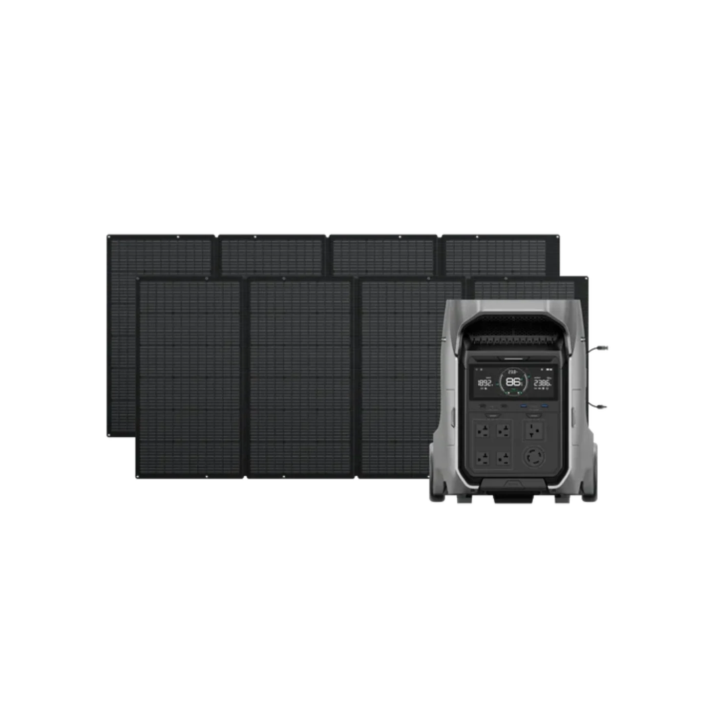 Aurora Generators  Pro 3 + 2* Ecoflow Solar Panel - PowerGen USA - DP3-400W2