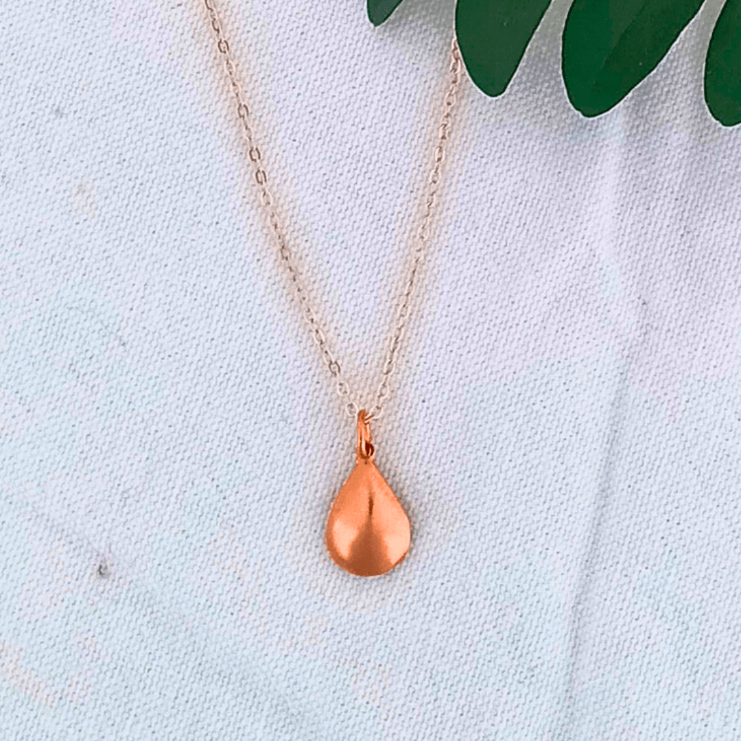 Emma teardrop necklace by Cherokee Copper