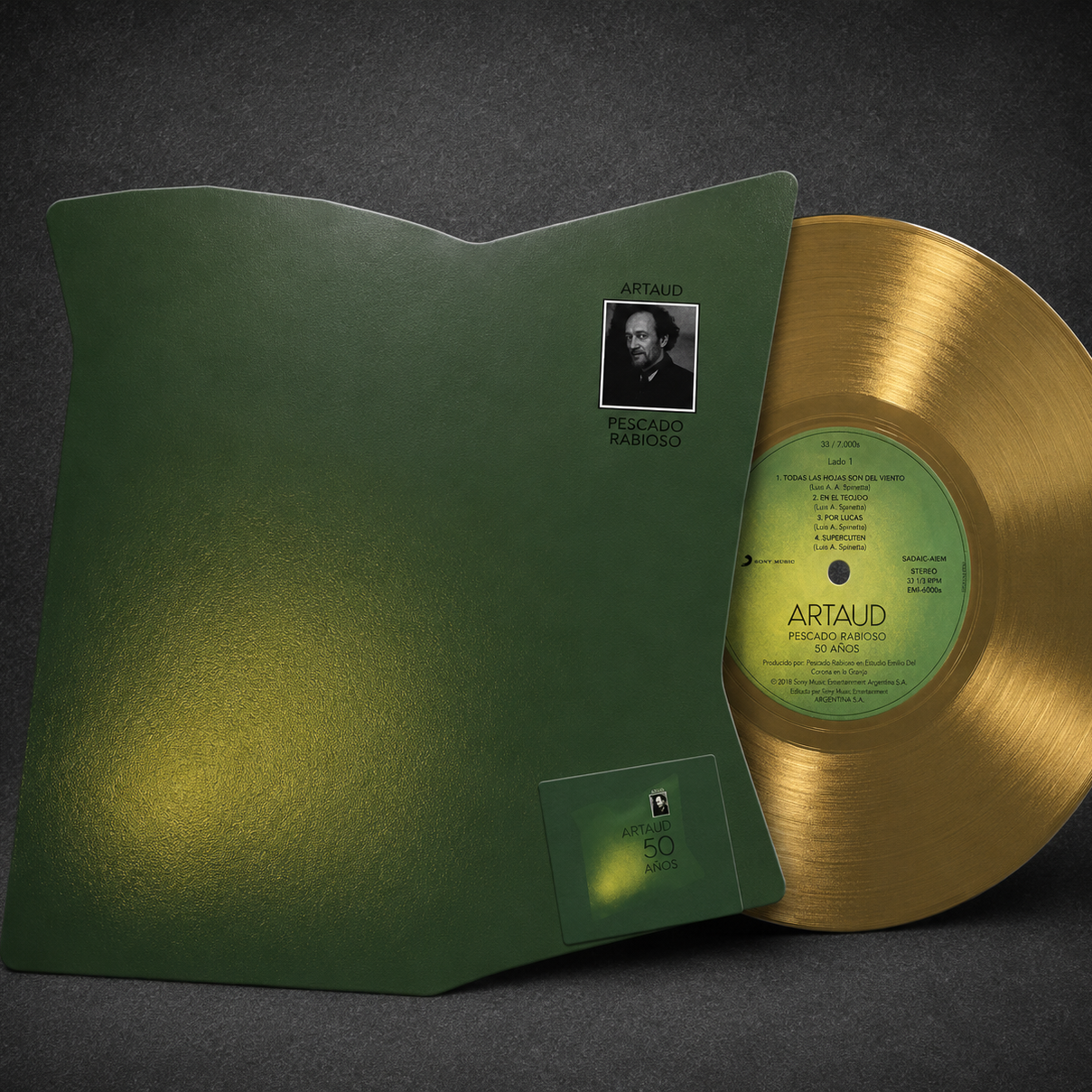 PESCADO RABIOSO - ARTAUD VINILO FORMA IRREGULAR / ORIGINAL LP 50 ANIVERSARIO