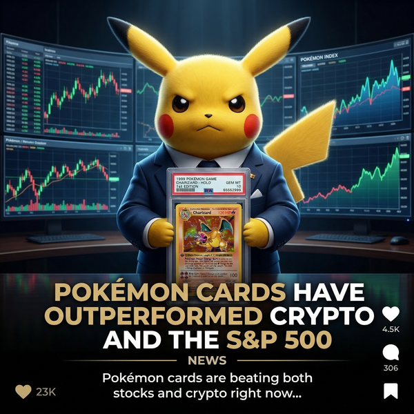 Pokémon Cards vs S&P 500: Do They Really Win?