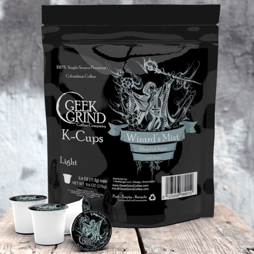 Geek Grind Coffee: Wizard's Mist - Blend of Ages (K-Cup Coffee Pod)