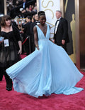 Happy 43rd birthday to Lupita Nyong'o who gave us one of the most iconic dresses in Oscars history at the 2014 Oscars where she won Best Supporting Actress for '12 Years a