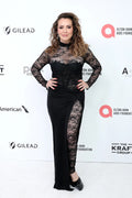 Alyssa Milano Wears Towering Ruthie Davis Platform Pumps at the Elton John AIDS Foundation's Oscars Viewing Party 2025