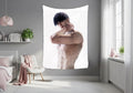 Caleb Hanging Tapestry | Love and Deepspace | Personalized Wall Art | Made to Order | Polyester Fabric | Ship Flag Banner