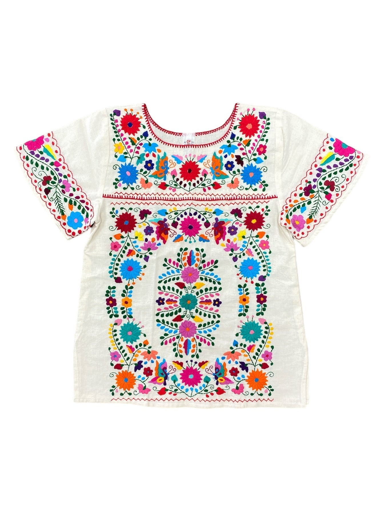 San Miguel Luxury Fine Blouse Ivory - Cielito Lindo