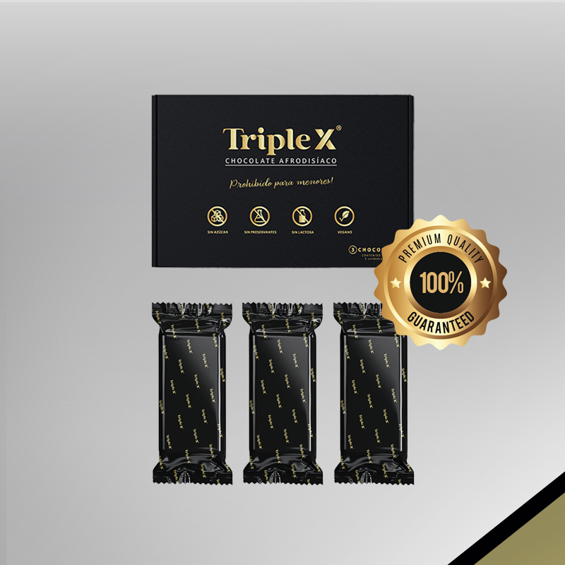 NUEVO CHOCOLATE PREMIUM AFRODISIACO TRIPLE X®