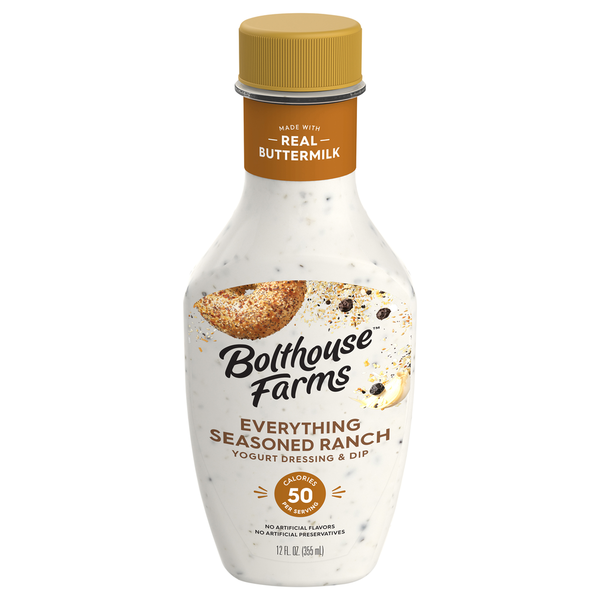 Bolthouse Farms Yogurt Dressing & Dip, Everything Seasoned Ranch Same-Day Delivery or Pickup