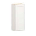 SIMPLY WOODMARK PRO Shaker Partial Overlay 18 in. W x 12 in. D x 42 in. H Plywood Assembled Wall Kitchen Cabinet in Linen White