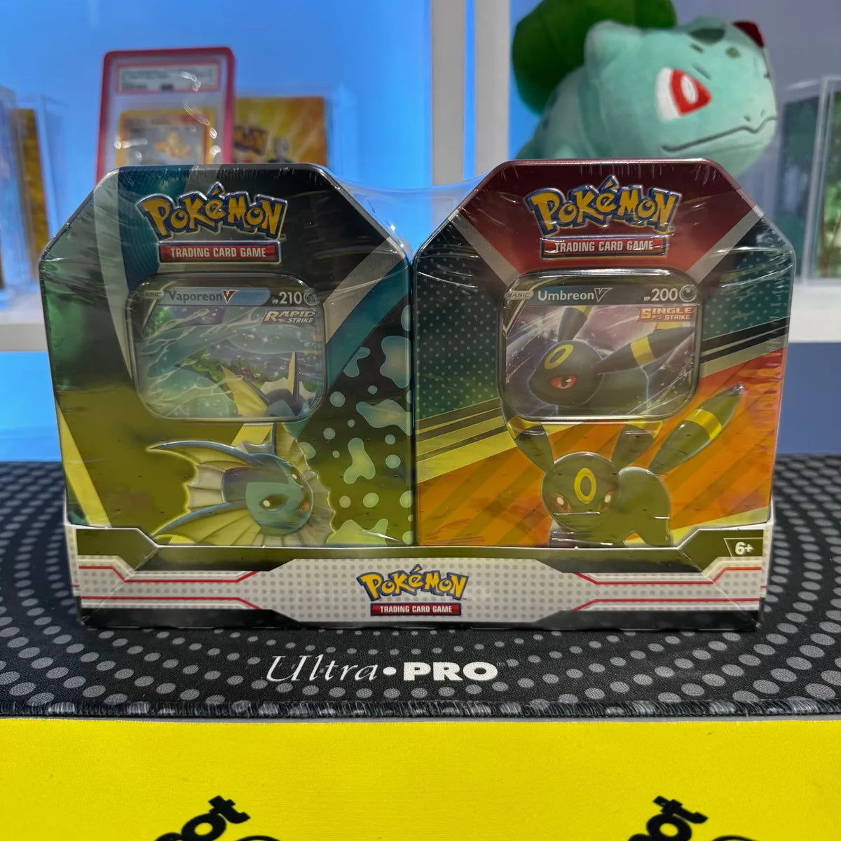 Eevee Evolutions Vaporeon V & V Heroes Umbreon V 2-Tin Bundle · Whatnot: Shop, Sell, Connect