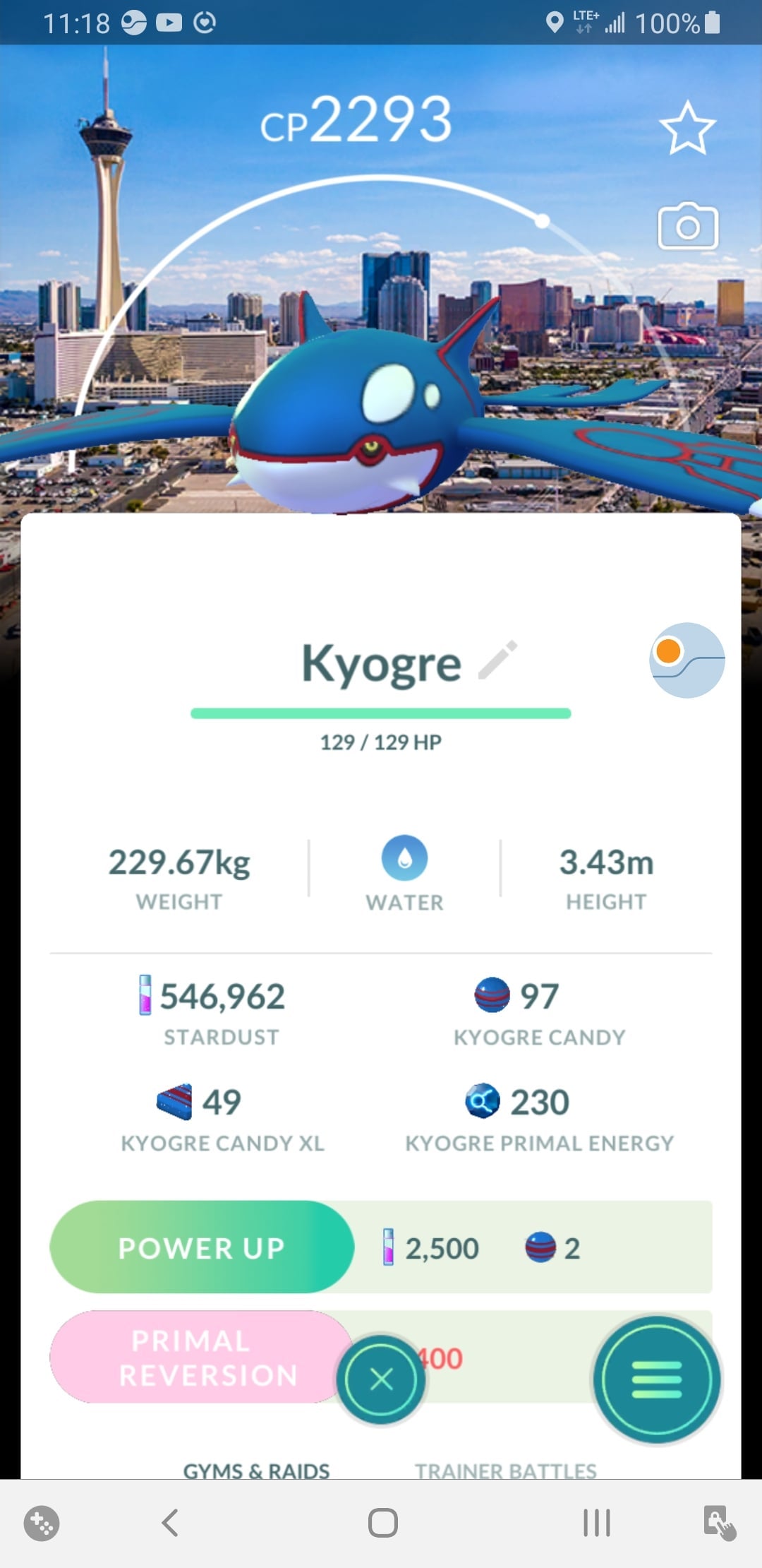 Location Card for Hoenn Las Vegas. Looks like they're only showing up on raid bosses. : r/TheSilphRoad