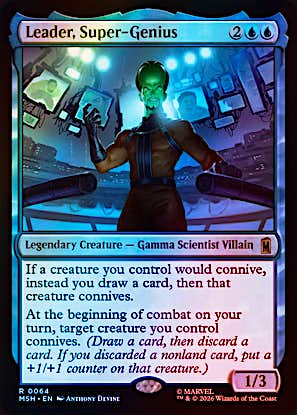 Leader, Super-Genius | Marvel Super Heroes Foil