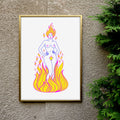 maurycy gomulicki, flame princess, kwiaciarnia grafiki, graphics flower shop