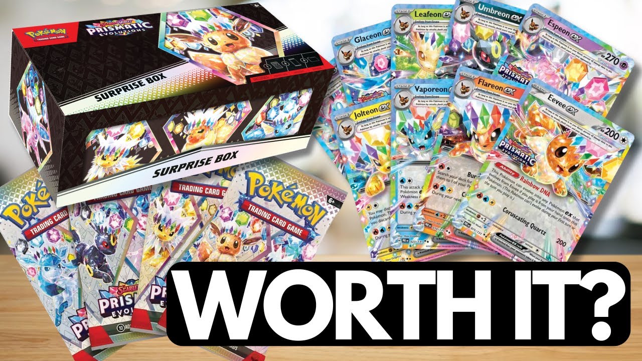 Prismatic Evolutions Surprise Box Revealed!