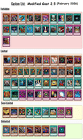 Modified GOAT format February banlist : r/Goat_Format