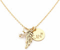 Angel Wing Memorial Necklace for Mom – Remembrance Jewelry