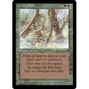Magic The Gathering Legends Single Card Rare Living Plane Lightly Played