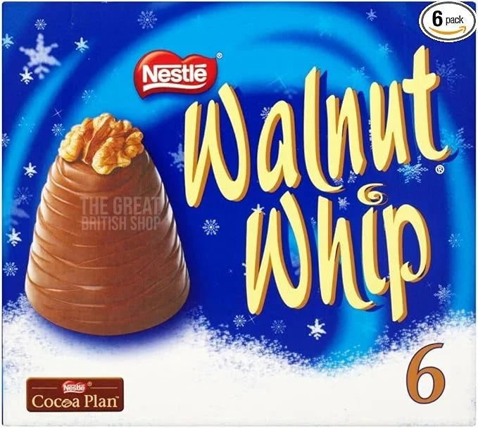 Nestlé Walnut Whip Gift Carton - 6pk imported British grocery product available in Canada