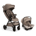 Nuna - Pipa Urbn & TRVL LX Stroller Travel System - Cedar-Car Seat + Stroller Bundles-Posh Baby