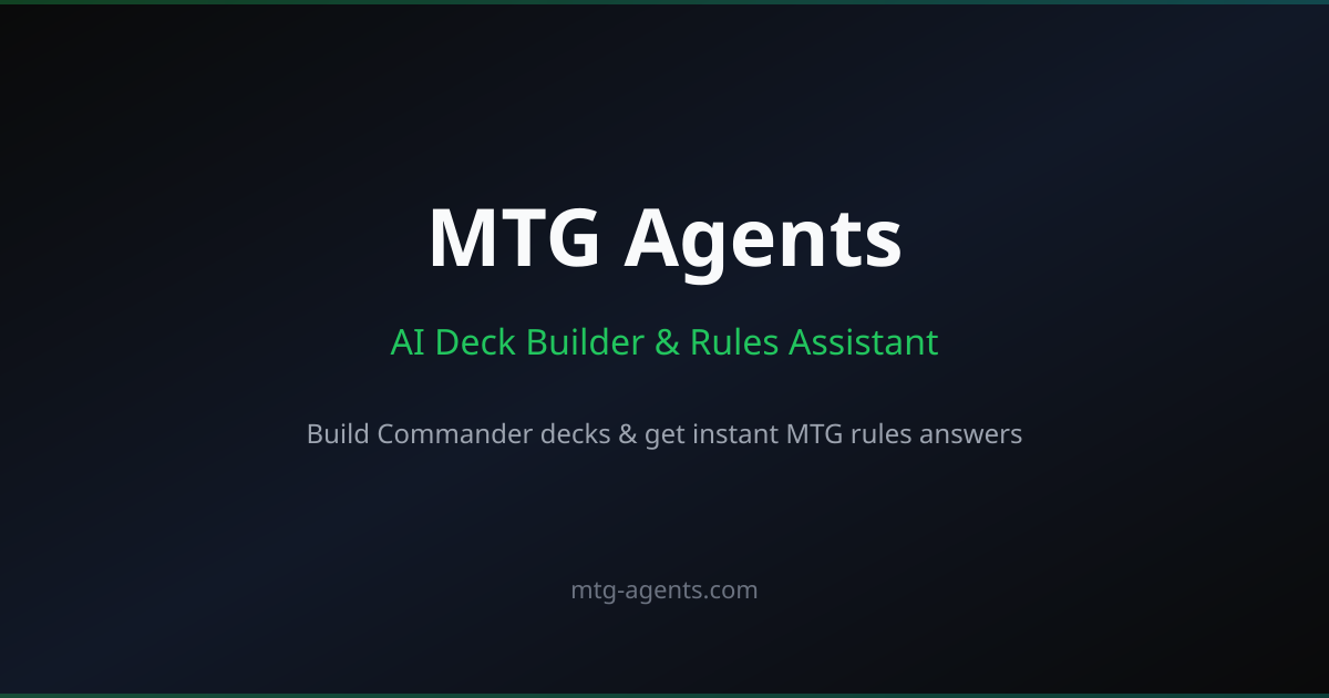 MTG AI Deck Analyzer — Optimize Your Deck