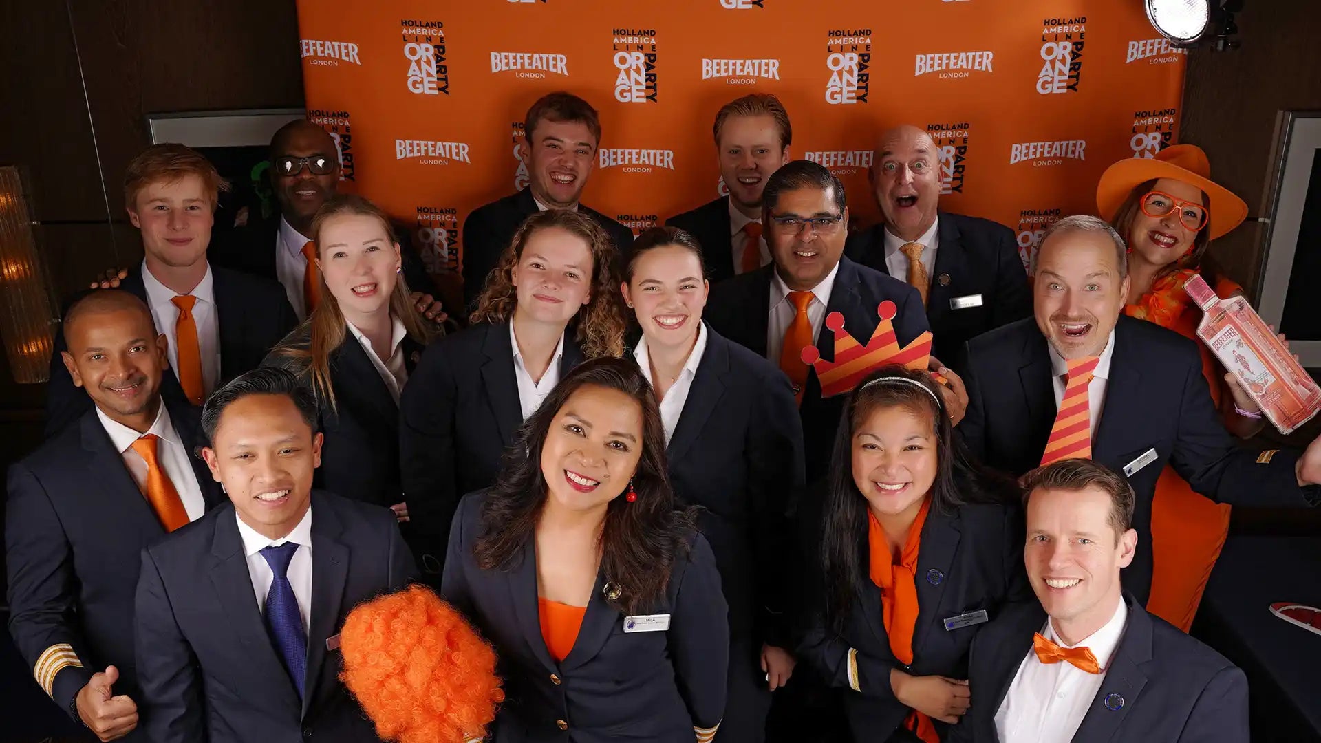 Holland America Line Knows How to Party at the Orange Party
