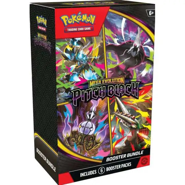 Pokemon Mega Evolution Pitch Black Booster Bundle 6 Booster Packs Pokemon USA