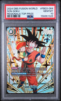 2024 Dragon Ball Super Card Game Fusion World Regionals Top Prize Fb03-064 Son Goku PSA 10 Graded Card