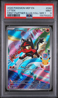 2026 Pokemon Mep En-me Black Star Promo 044 Litten First Partner Illustration Collection Series 1 PSA 9 Graded Card