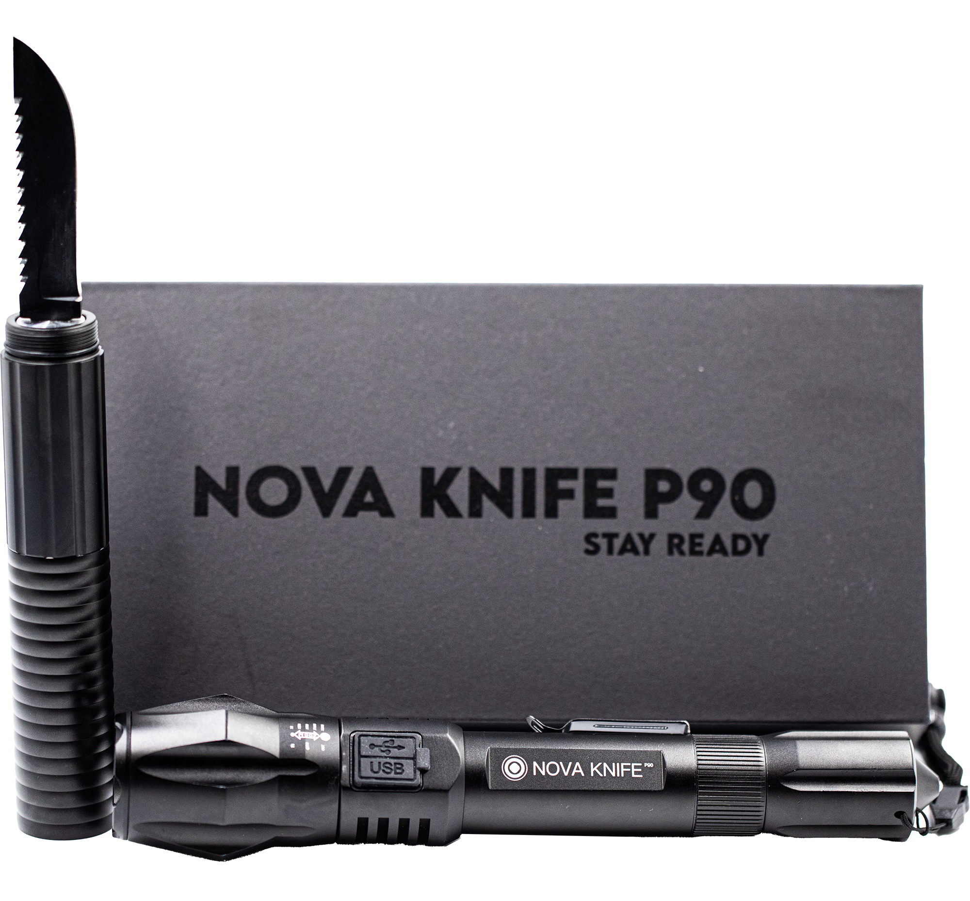NOVA Knife P90 High Intensity Survival Flashlight